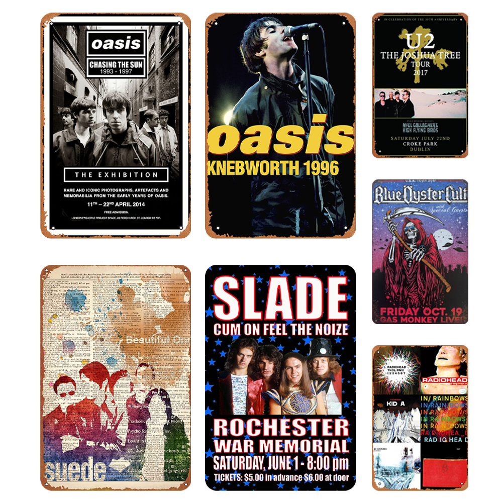 (Multi Style)Band Bar - Metal Tin Signs(8*12Inch)