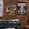 2PCS car elements - Vintage Metal Signs Set - 30*40cm