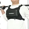 Sports Chest Bag Chest Fanny Pack Adjustable Strap Breathable for Cycling Hiking