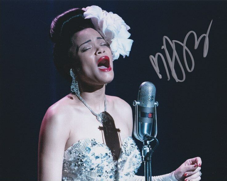 Andra Day (The United States vs. Billie Holiday) signed 8x10 Photo Poster painting in-person