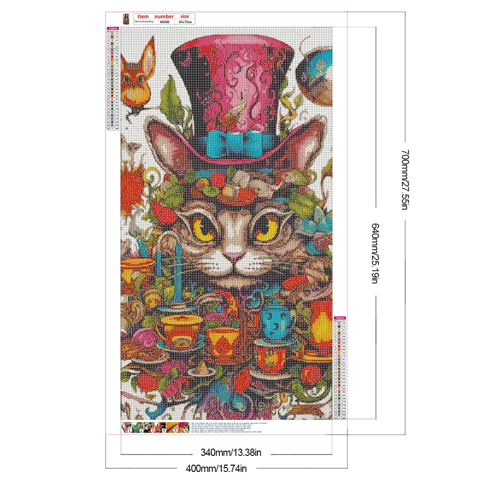 Diamond Painting - Full Round Drill - Rabbit(Canvas|40*70cm)