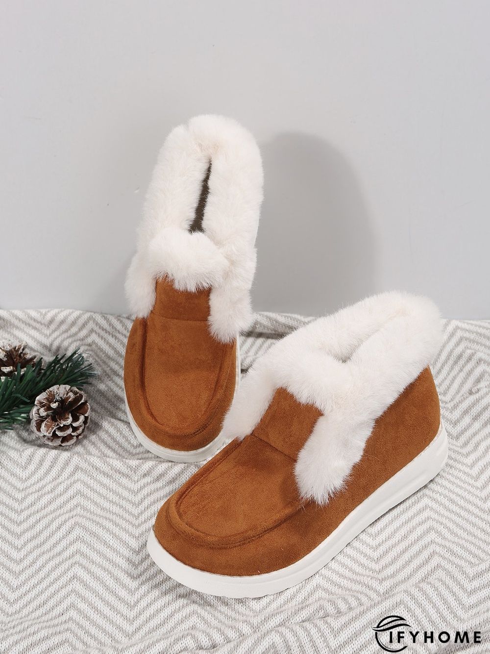 Split Joint Furry Boots | IFYHOME