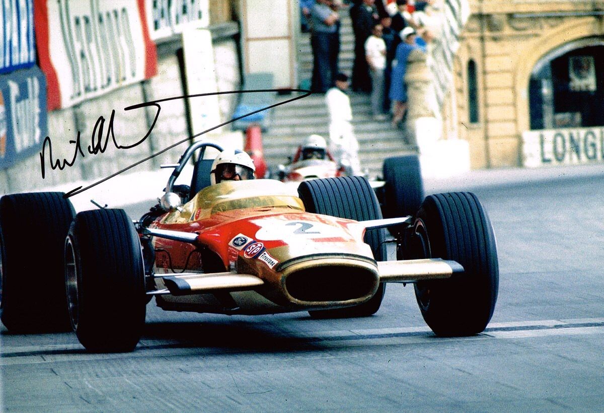 Richard Attwood SIGNED Autograph 12x8 Photo Poster painting AFTAL COA British Formula One Driver