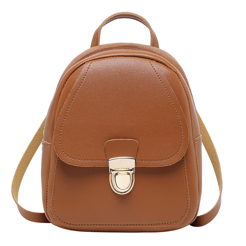 Solid Color Daily Street Women’s Backpack