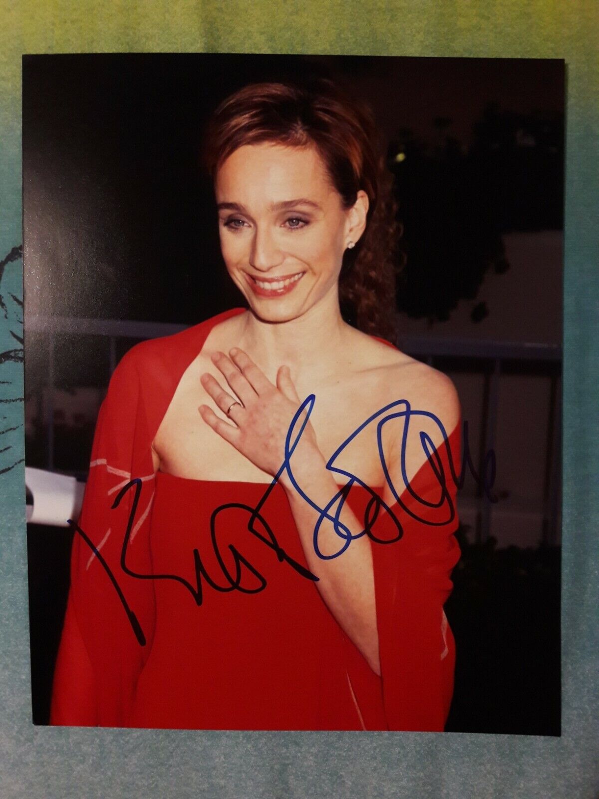 Kristin Scott Thomas - Autograph - actor - signed Photo Poster painting