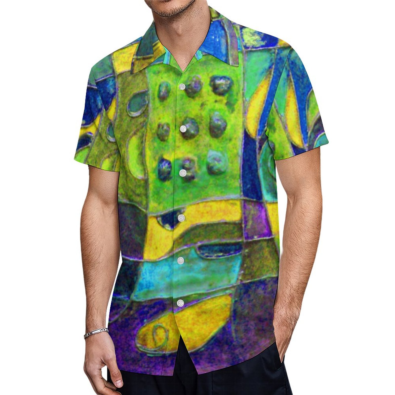 Amethyst Opening By Paul Buica Hawaiian Shirt Mens Button Down Plus Size Tropical Hawaii Beach Shirts