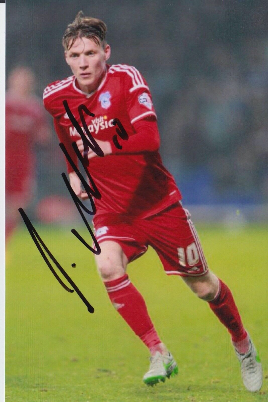 JOE MASON HAND SIGNED 6X4 Photo Poster painting - FOOTBALL AUTOGRAPH - CARDIFF CITY.