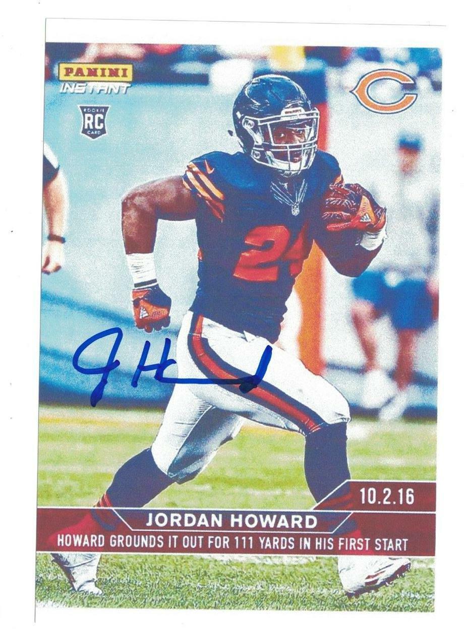 Jordan Howard Signed Autographed 4x6 Photo Poster painting Chicago Bears B