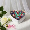 Schmetterling DIY Diamond Painting herzförmige Schmuckschatulle dekorative Aufbewahrungstasche