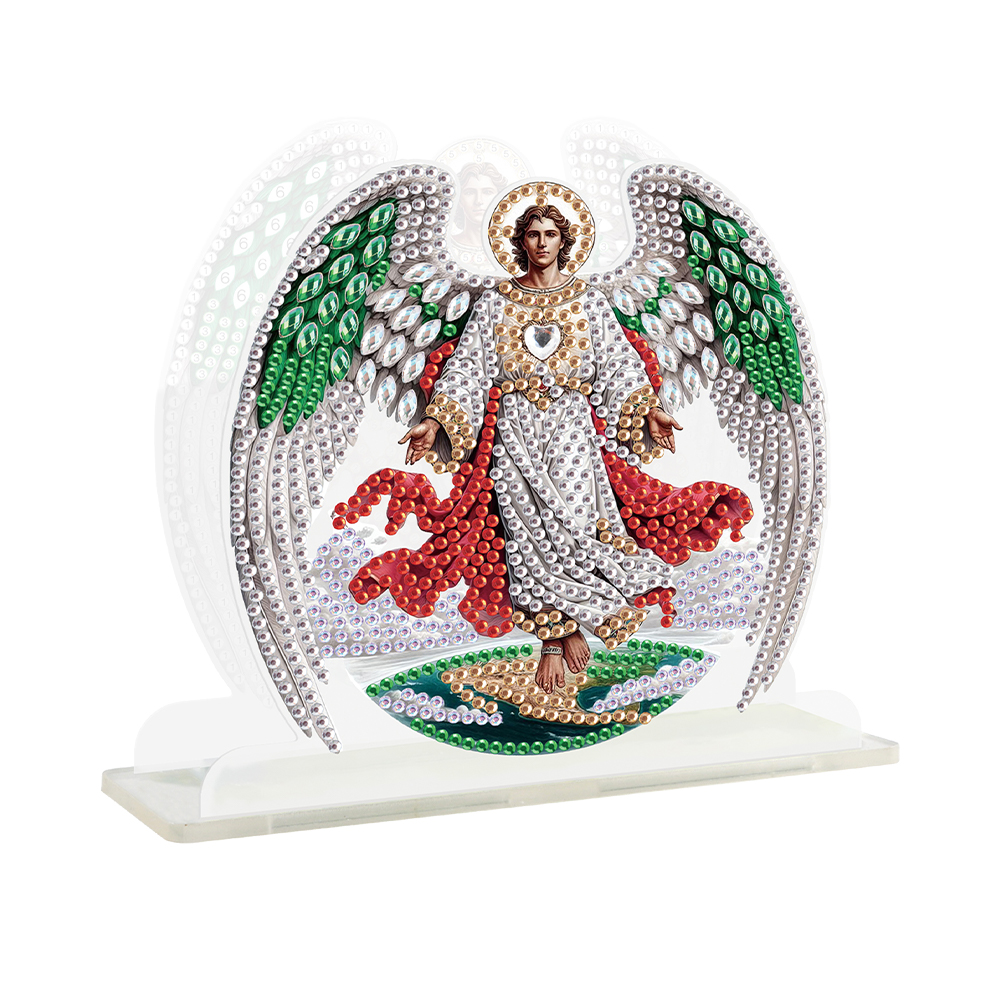 Acrylic Jesus 5D DIY Diamond Art Paper Towel Storage Rack Decor for Home Decor