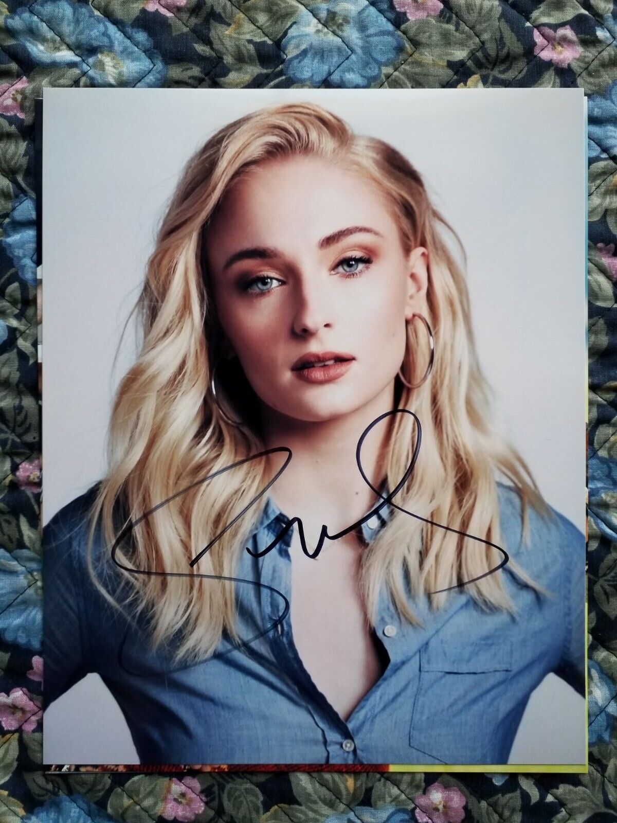 SOPHIE TURNER Authentic Autographed SIGNED 8x10 Photo Poster painting GAME OF THRONES X - MEN