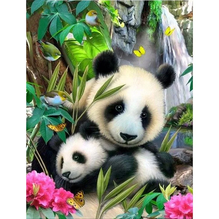 Panda   Diamond Painting 40*30cm