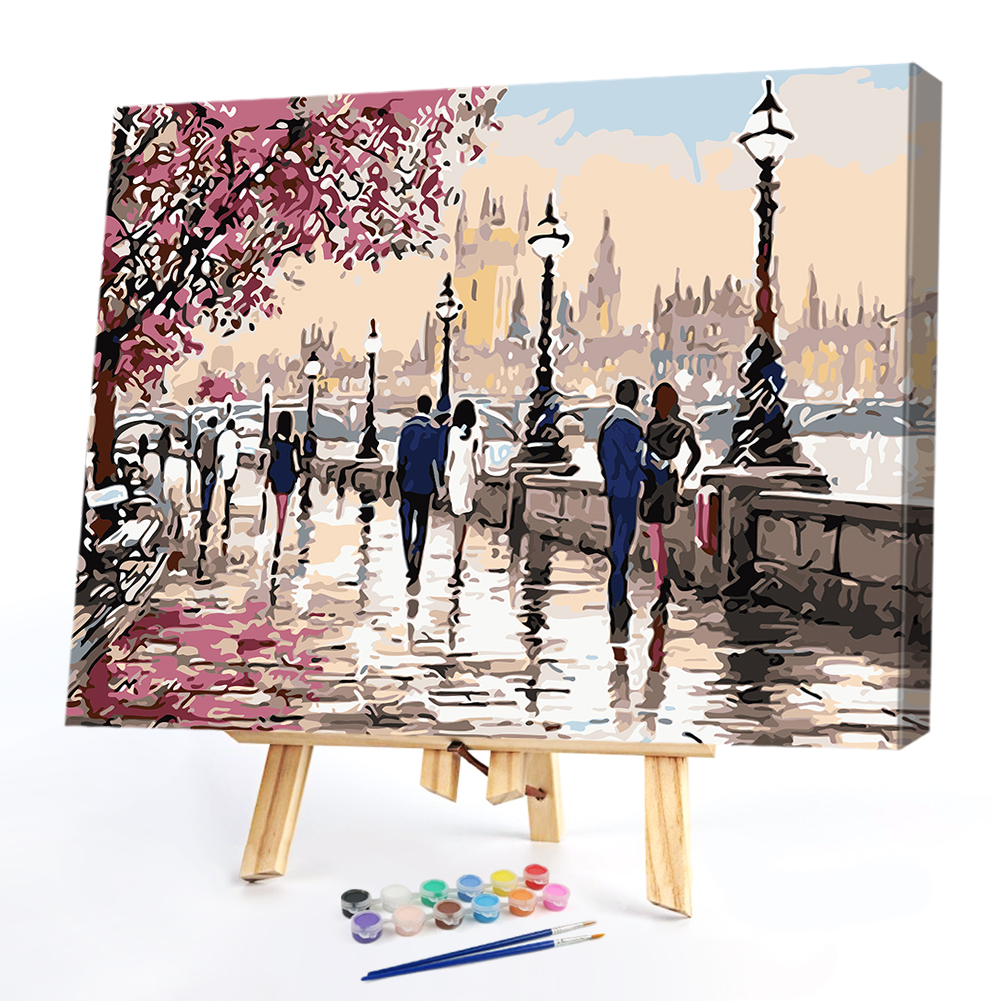 

40*50cm - Paint By Numbers - Garden Path, 501 Original