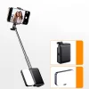 Mobile Phone Folding Selfie Stick 360° Rotatable Mobile Phone Holder Handheld Anti-Shake Stabilizer Portable Bluetooth Photo Travel Video Vlog Shooting Stand