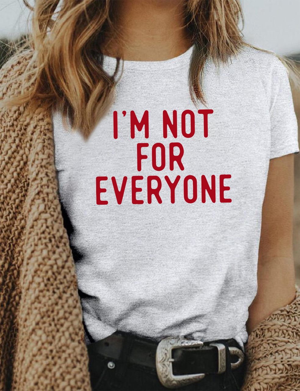 t shirt not for all