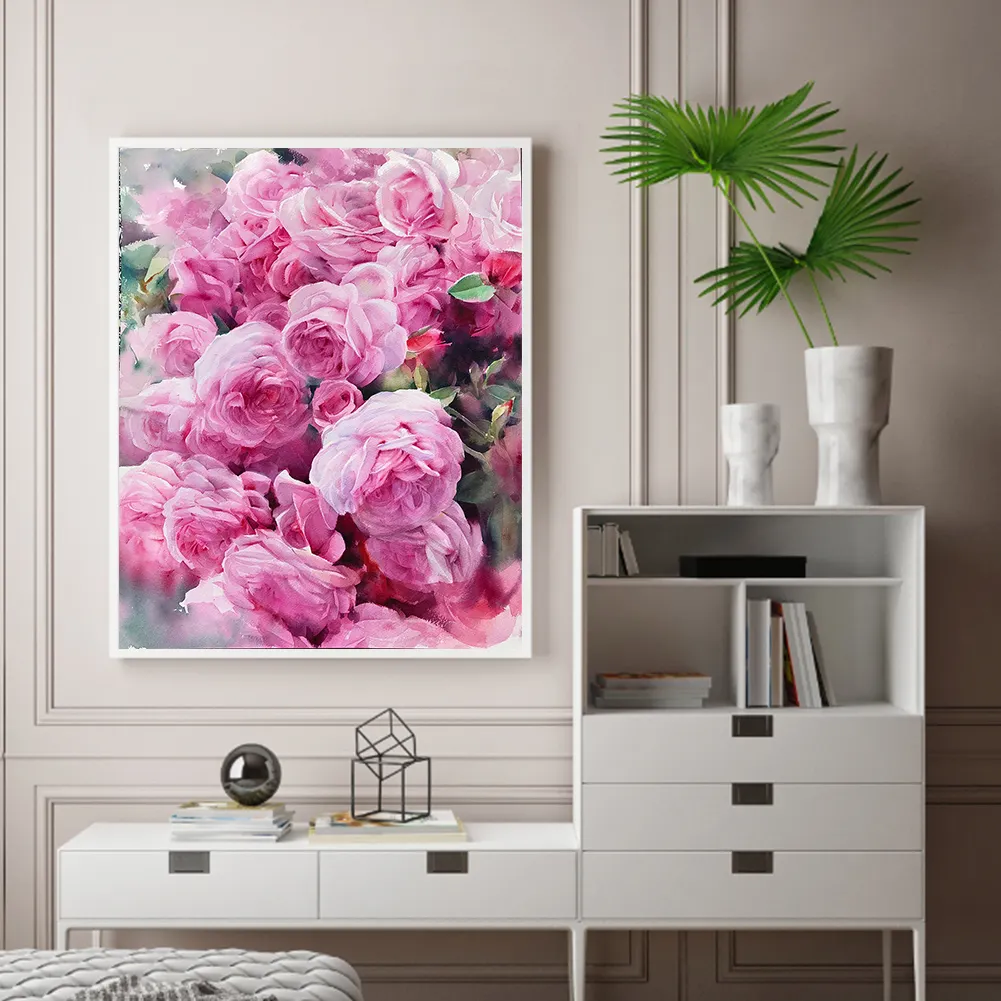 DIY Paint By Number 40*50cm - Garden Rose