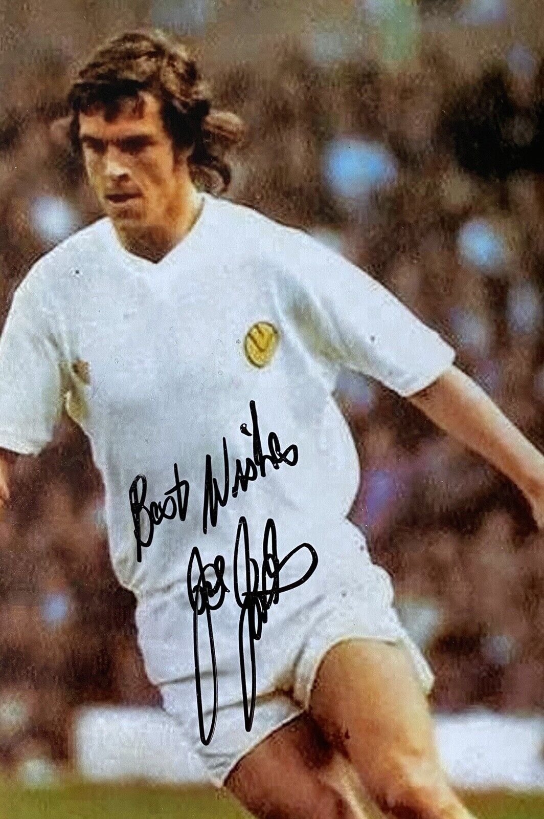 Joe Jordan Genuine Hand Signed Leeds United 6X4 Photo Poster painting 4