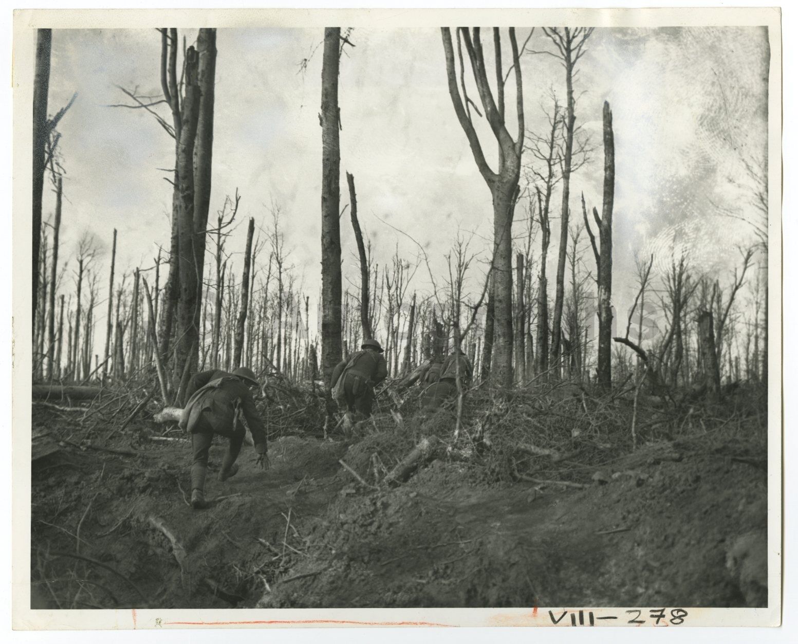 World War I - Vintage 8x10 Publication Photo Poster paintinggraph - American Soldiers