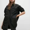 Women's Shirts Jackets Thin Parka Oversize