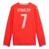 RONALDO #7 Portugal Home Long Sleeve Soccer Jersey 2025