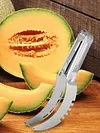 Stainless Steel Watermelon Slicer Cutter with Non-Slip Handle Fruit Corer Cutter