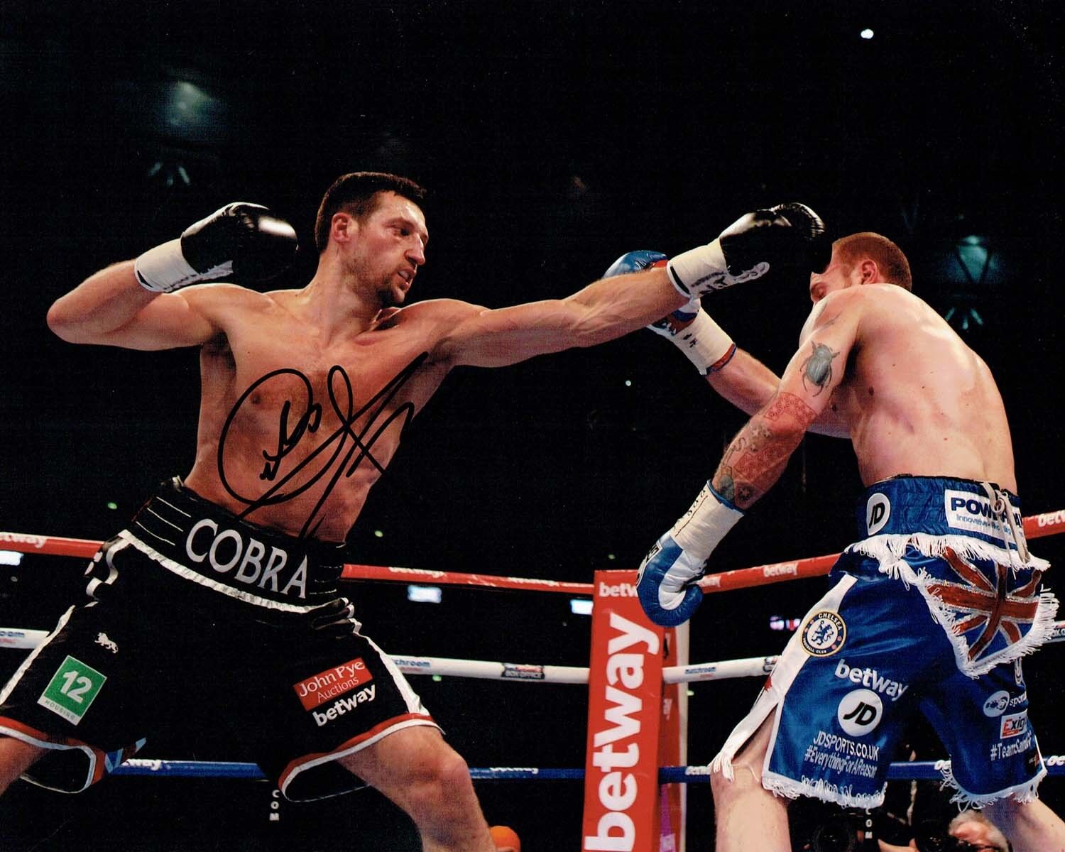 Carl The Cobra FROCH Signed Autograph Boxing Champion 10x8 Photo Poster painting 4 AFTAL COA