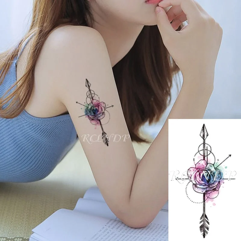 Waterproof Temporary Tattoo Sticker Believe freedom heart miss English letter alphabet tatto flash tatoo fake tattoos for girl