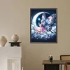 Diamond Painting-DIY Full Round Drill Moon Fairy