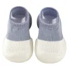 Korean autumn boys and girls baby contrast color soft bottom non-slip not easy to fall off baby toddler shoes socks shoes