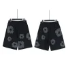 Unisex Denim Tears Classic Printed Cotton Beach Shorts Pants