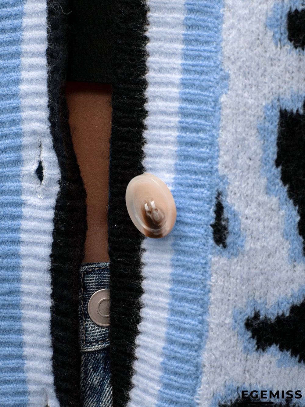 Black Net Sweater | EGEMISS