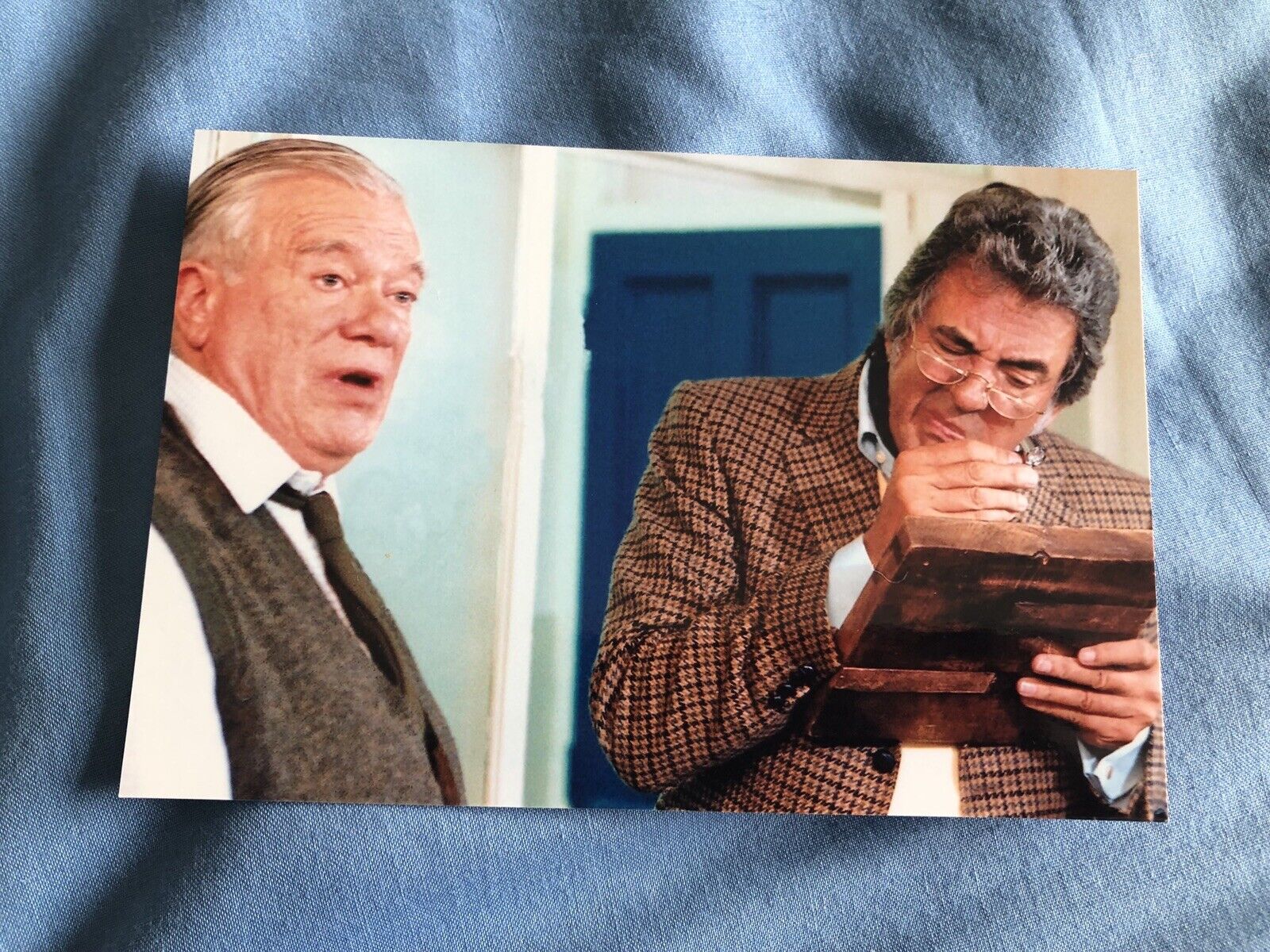 WILLIAM SIMONS & DAVID DICKINSON (HEARTBEAT) UNSIGNED CAST Photo Poster painting