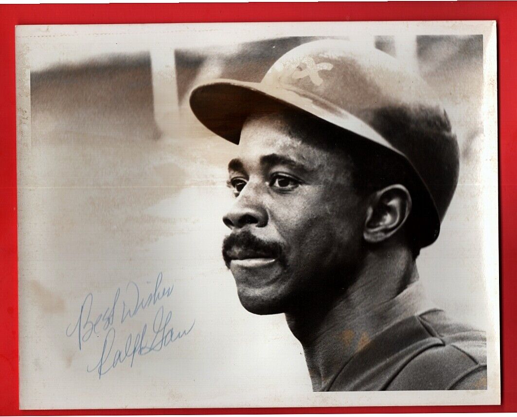 RALPH GARR-CHICAGO WHITE SOX 8X10 AUTOGRAPHED GLOSSY Photo Poster painting