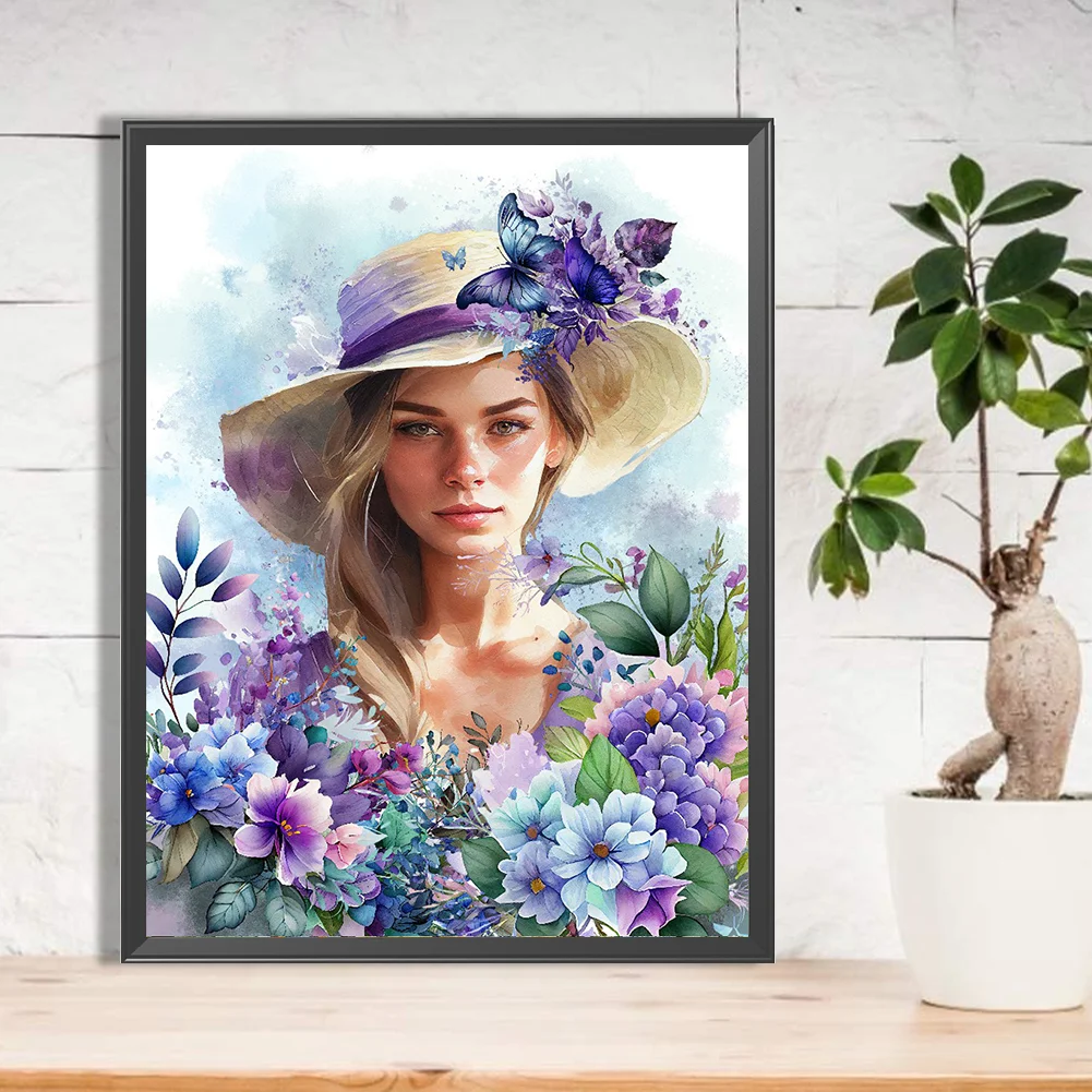 Diamond Painting - Full Round Drill - Lavender Beauty(30*40cm)