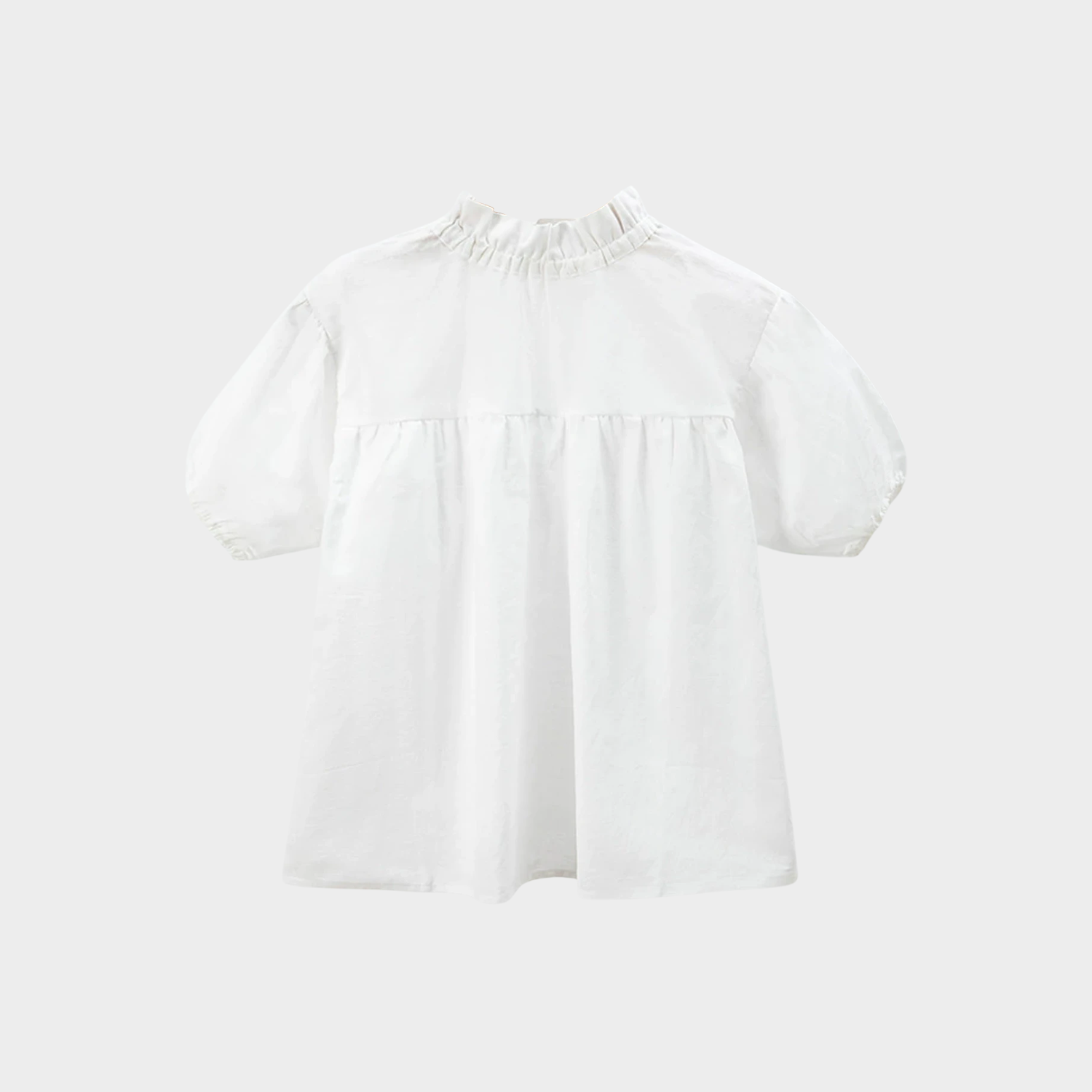 Dreamy Ruffled Linen Girls' Dress REAL SILK LIFE