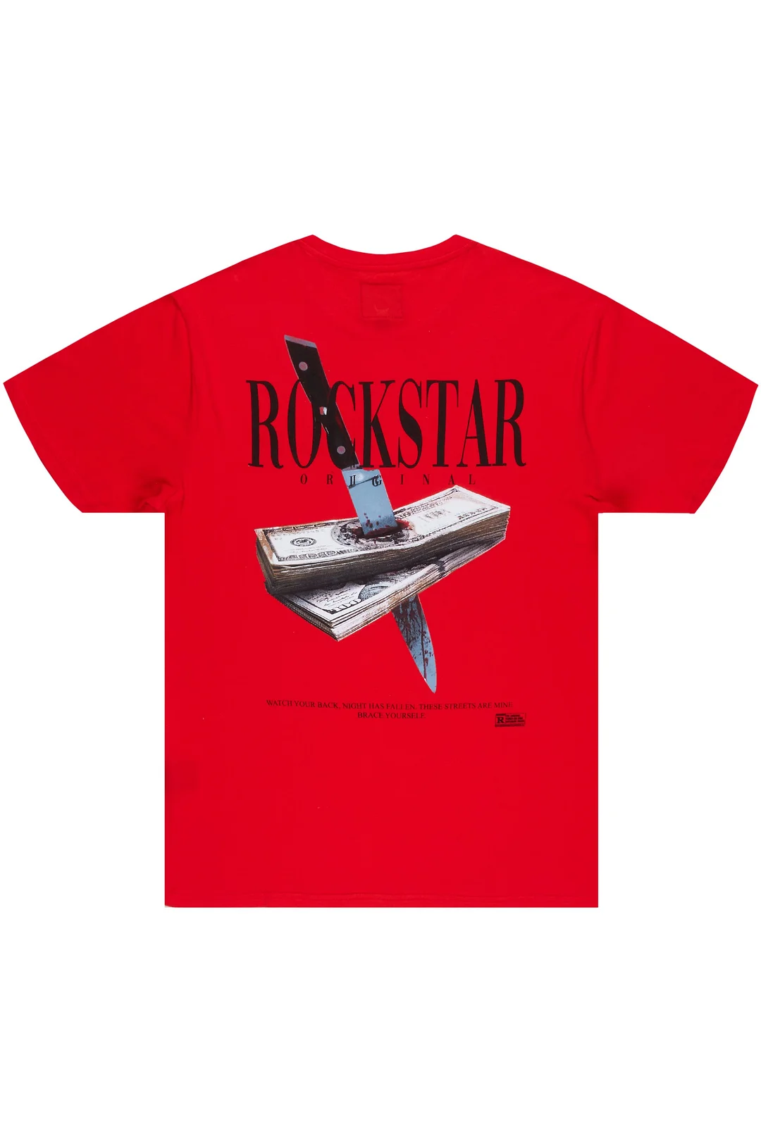 Dayte Nite Red Graphic T-Shirt