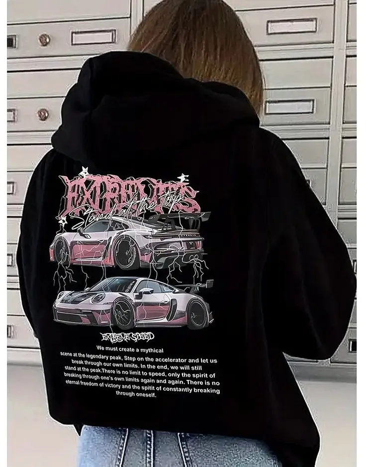 Cozy Fleece Hoodie for Women Loose Fit with Hood