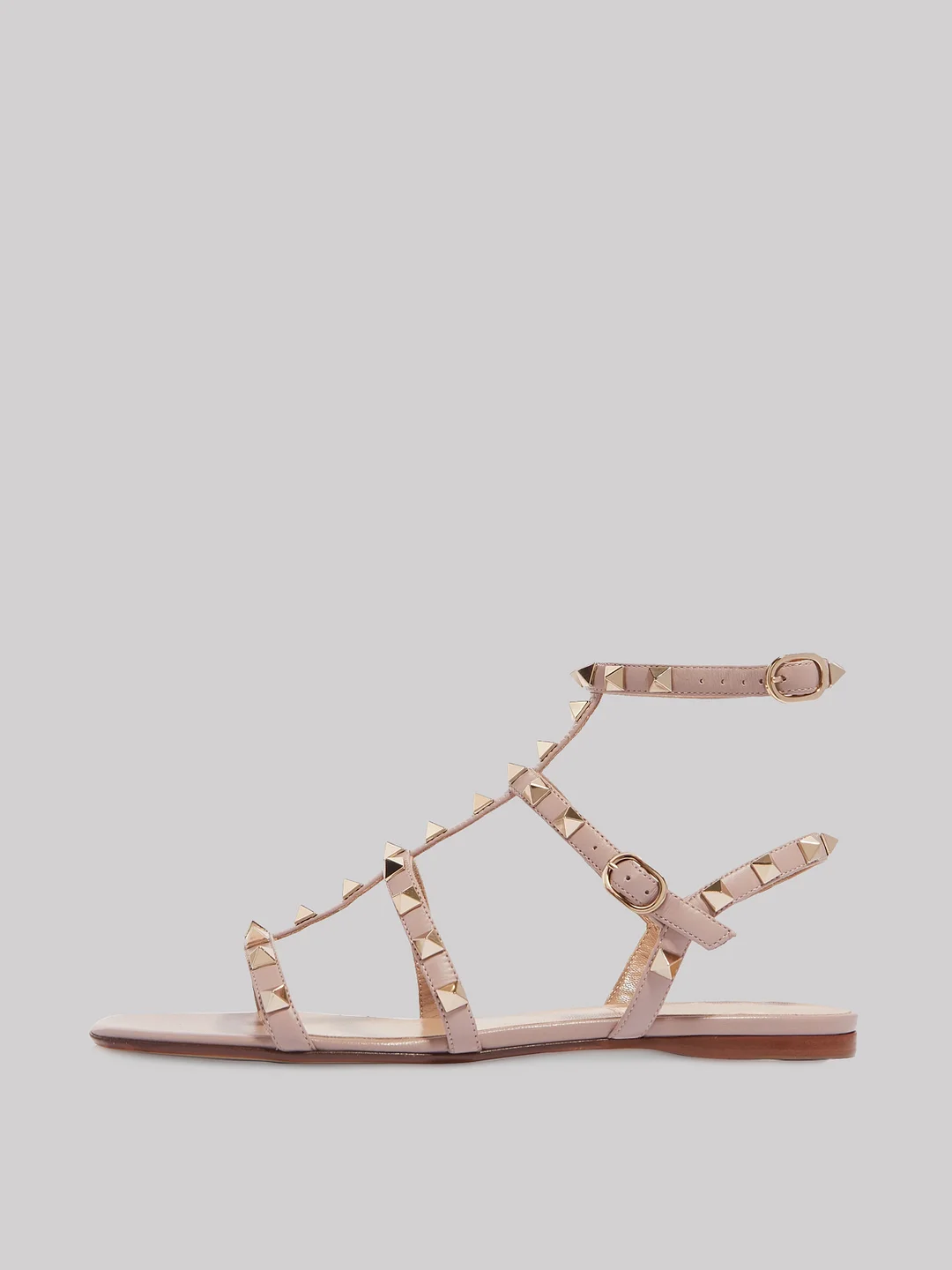 Women's Flats Sandals Classic Rockstud with Straps Slipper Summer Shoes