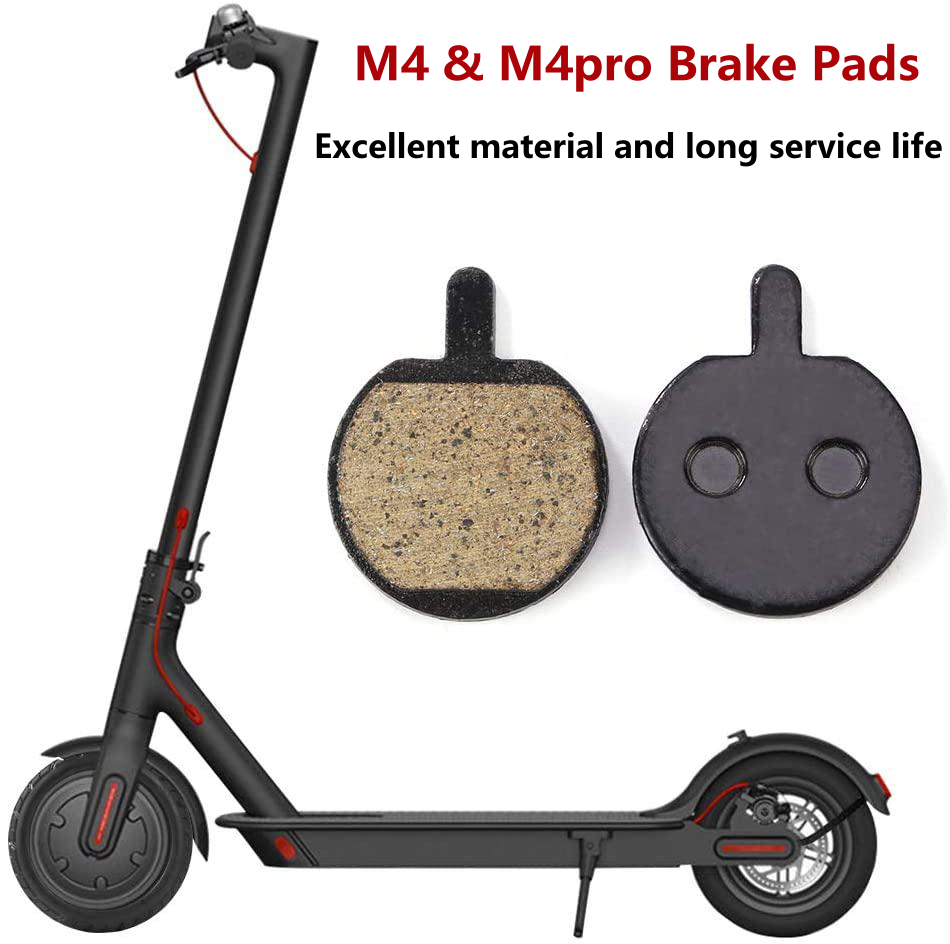 VOLOHAS Lot de 4 plaquettes de frein pour scooter électrique KUGOO M4/M4 PRO  - Pour frein à disque - Accessoire de rechange - Compatible avec scooter  électrique - Semi-métal : : Sports