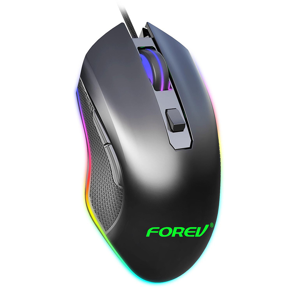 

FOREV FV-Q7 RGB Wired Gaming Mouse 6 Buttons Ergonomic Mice for PC Gamer, 501 Original