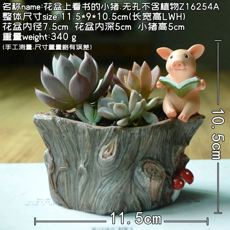 Creative Lovely Pig Animal Doll Office Decoration Room Desktop Home Decor Ornaments Cartoon Animal Figurine Birthday Gifts