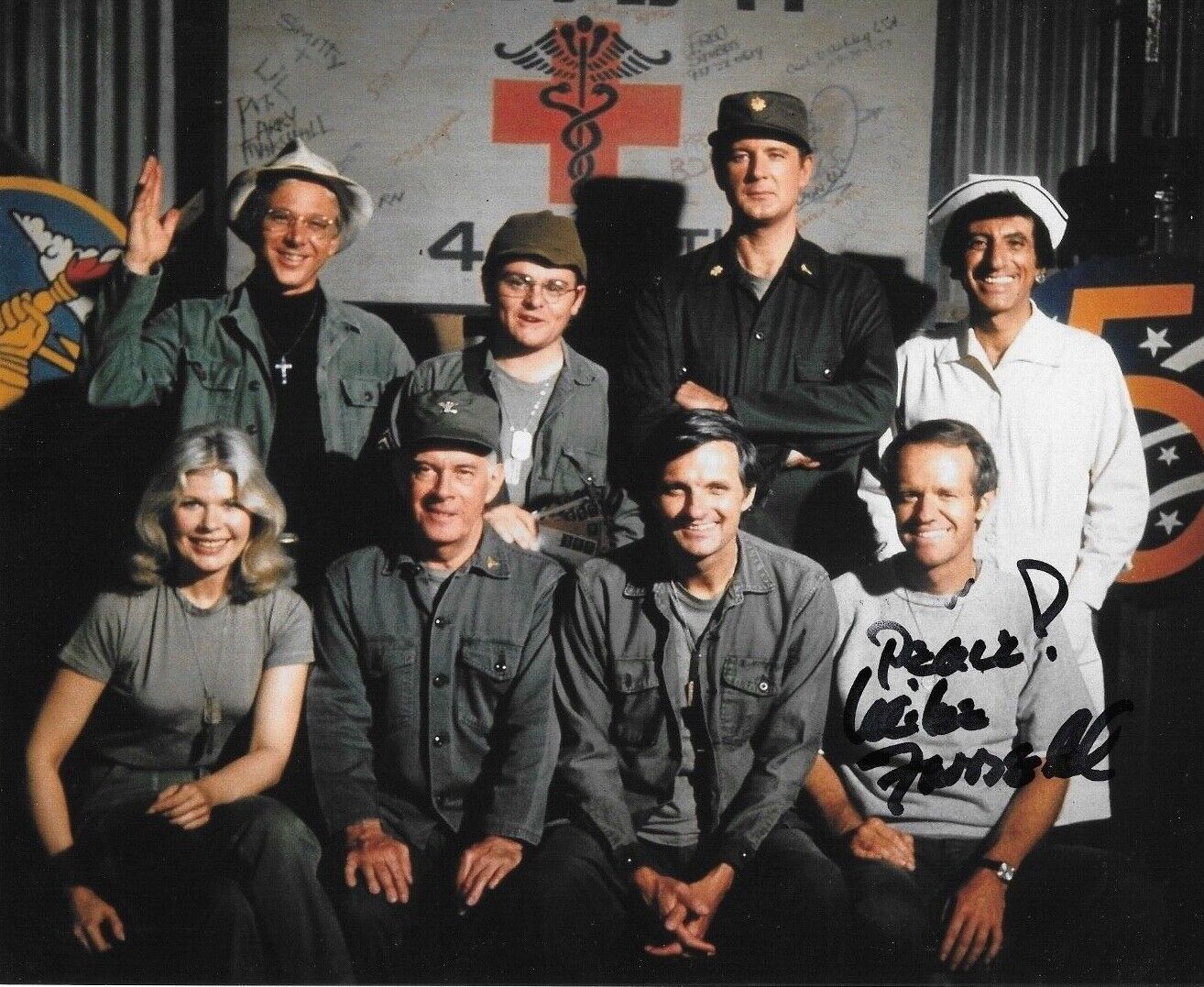 * MIKE FARRELL * signed 8x10 Photo Poster painting * M*A*S*H* HUNNICUTT * COA * 2