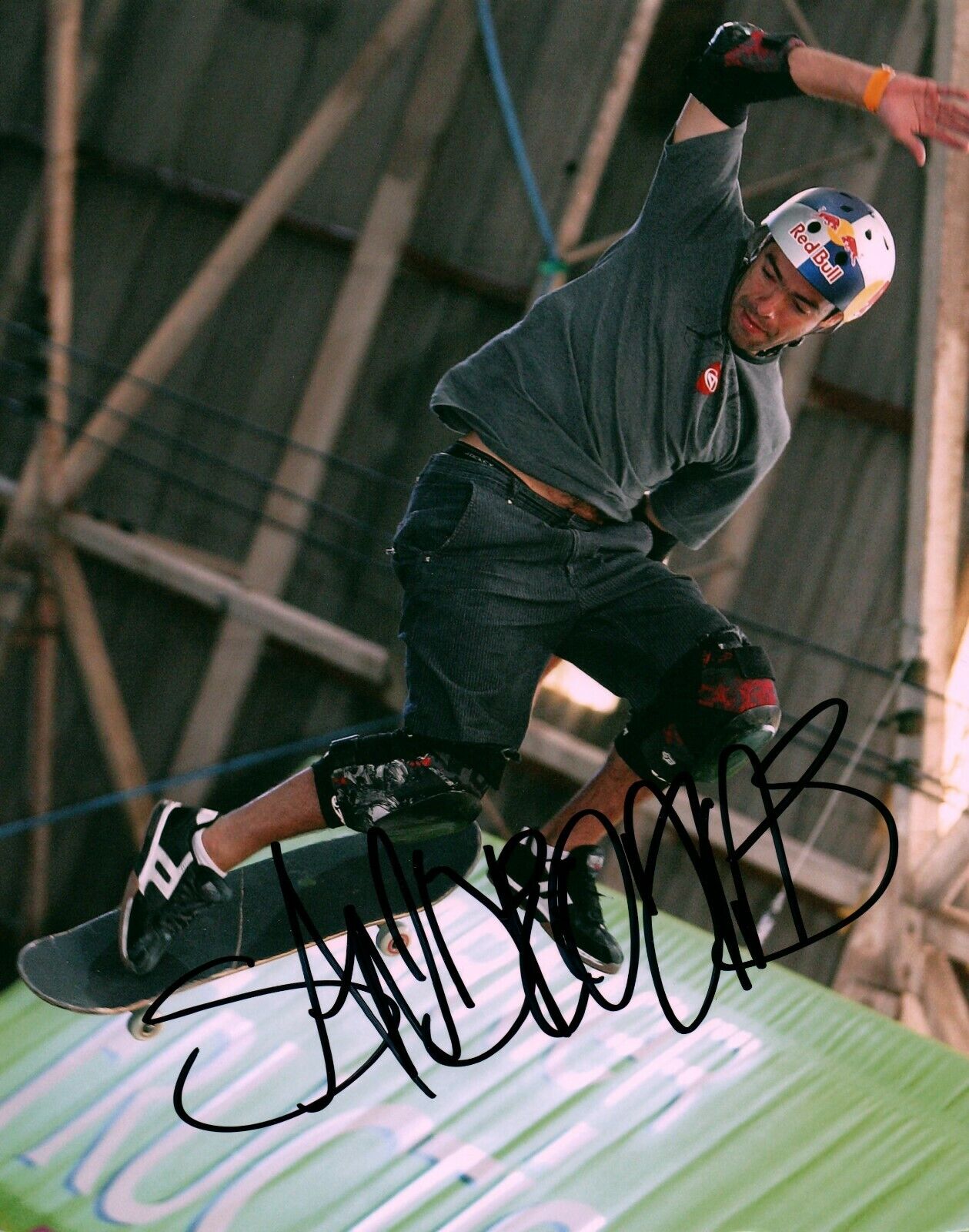 Sandro Dias Skateboarder X-Games Hand Signed 8x10 Autographed Photo Poster painting COA 1