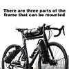 5L Bike Fork Bag Bicycle Fork Bag Reflective Strap for Mountain Bikes Road Bikes