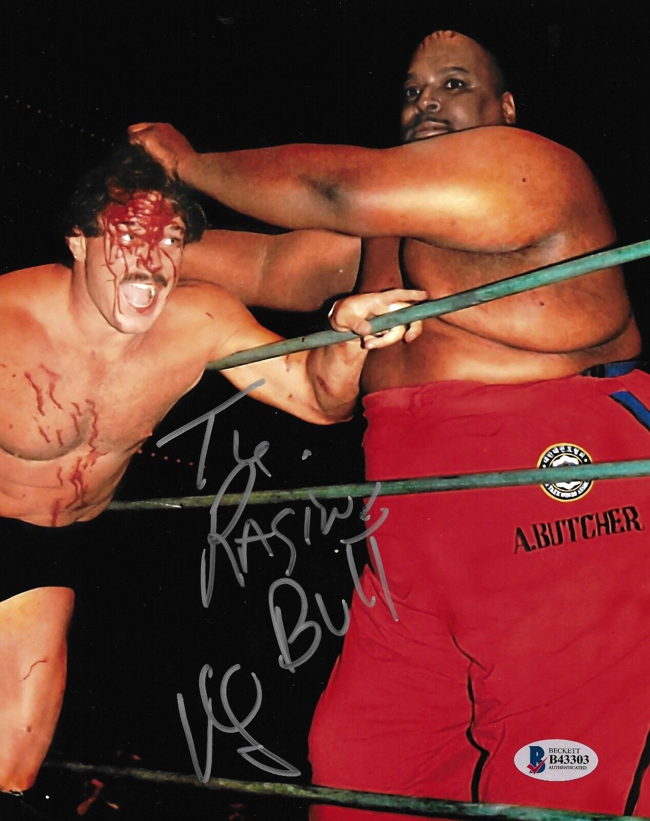 Manny Fernandez Signed 8x10 Photo Poster painting BAS Beckett COA WWE WWC AWA NWA Wrestling Auto