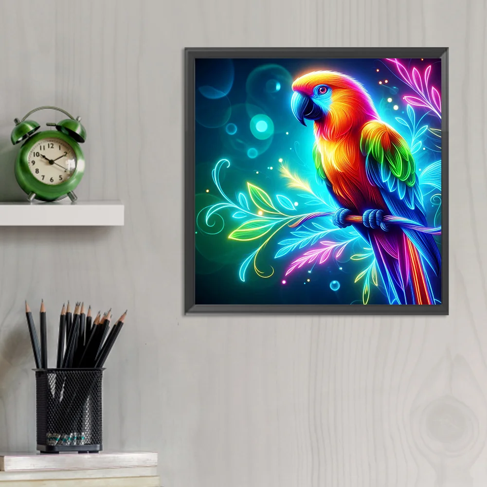 Diamond Painting - Full Round Drill - Parrot(Canvas|30*30cm)