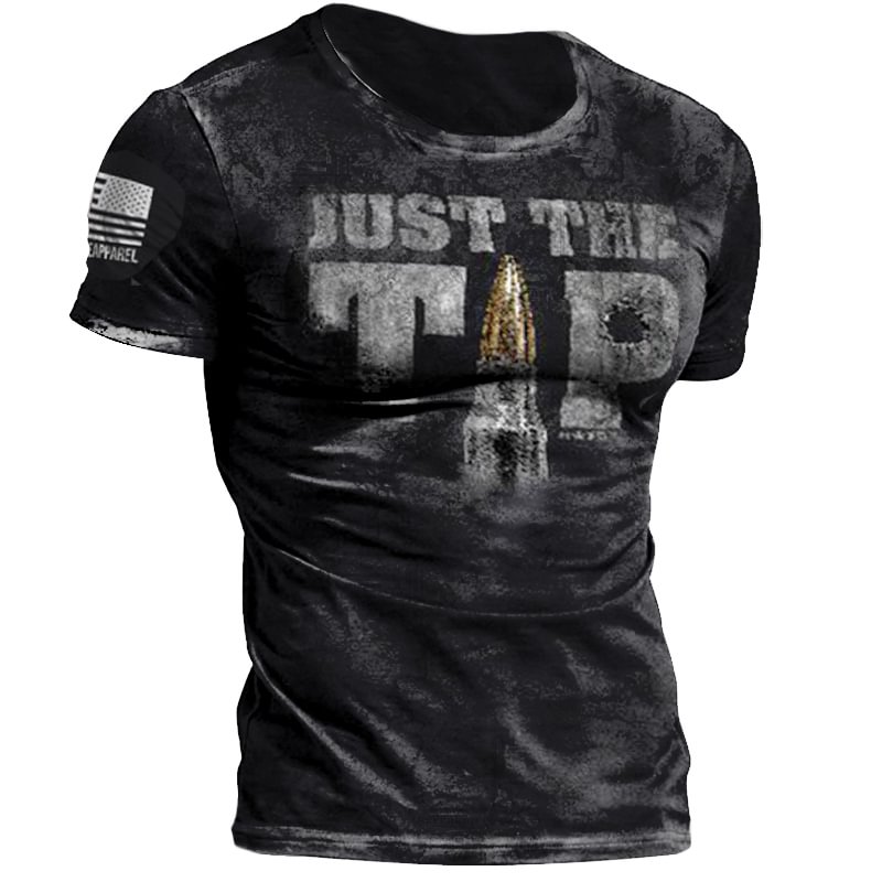 Just The Tip Print T-Shirt / [viawink] /