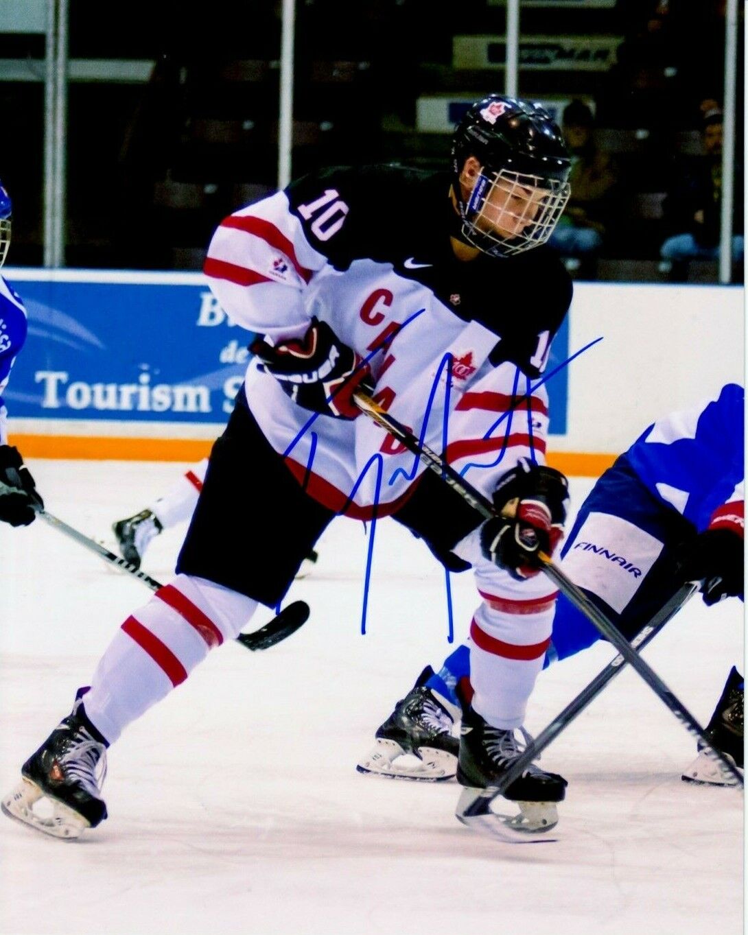 TYSON JOST autographed SIGNED TEAM CANADA 8X10 Photo Poster painting COLORADO AVALANCHE