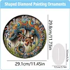 Lizard Acrylic DIY Diamond Painting Clock Kit 5D Diamond Art Clock