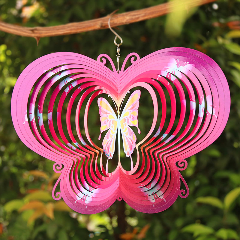 Tegooe Hummingbird 3D Metal Wind Spinner for Garden Patio Decor Tegooe